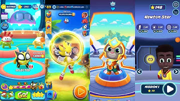 Om Nom Run vs Sonic Dash vs Talking Tom Hero Dash vs PJ Masks Heroes Run Gameplay Android ios