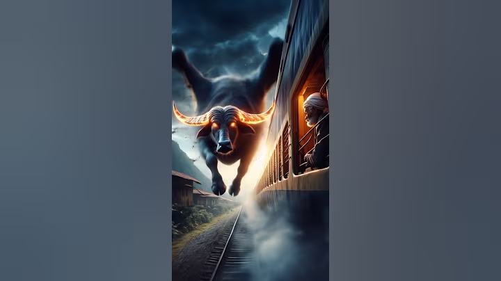 Flying Buffalo Stopped a Train?! Grandpa's Secret Hero 😱🐃🔥​#ai #shorts #ytshorts
