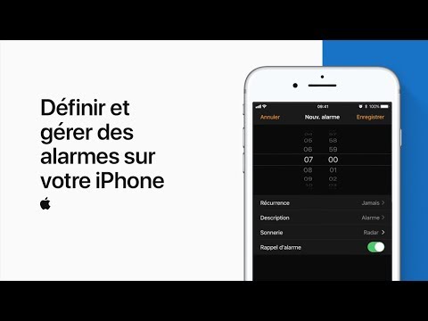 Vidéo: Comment configurer le réveil sur mon iPhone ?