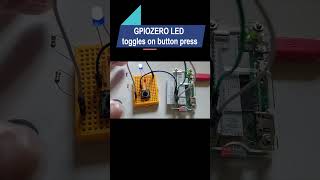 Pi Zero using GPIOZERO to control an LED