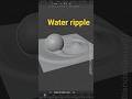 Blender Water Ripple Tutorial 🌊 | Easy Physics Trick (Hindi) part-1