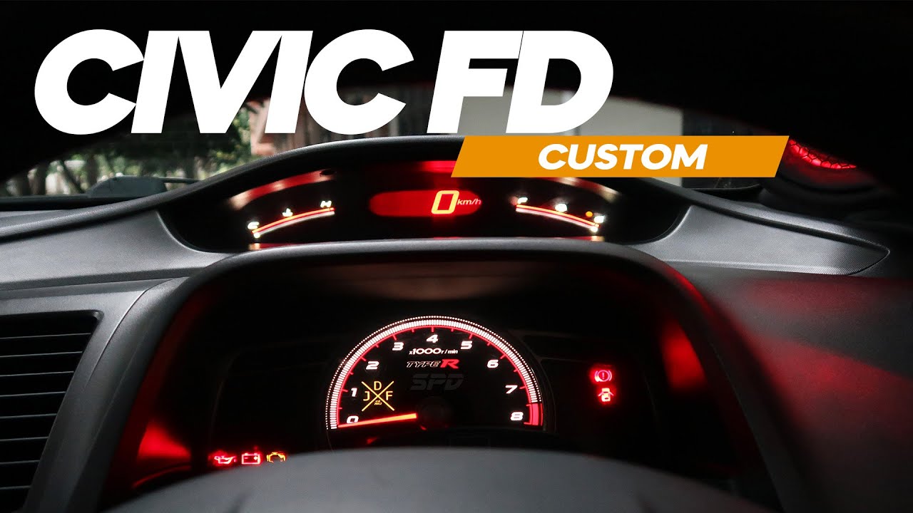 Modifikasi Speedometer Civic FD SPD Speedometer YouTube