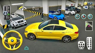 🔥 BMW M5 Gold Edition vs Bugatti & G-Wagon Parking Challenge | 3D Driving Class screenshot 1