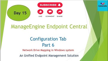 Drive Map || Network Drive Map || how to map network drive using ManageEngine Endpoint Central