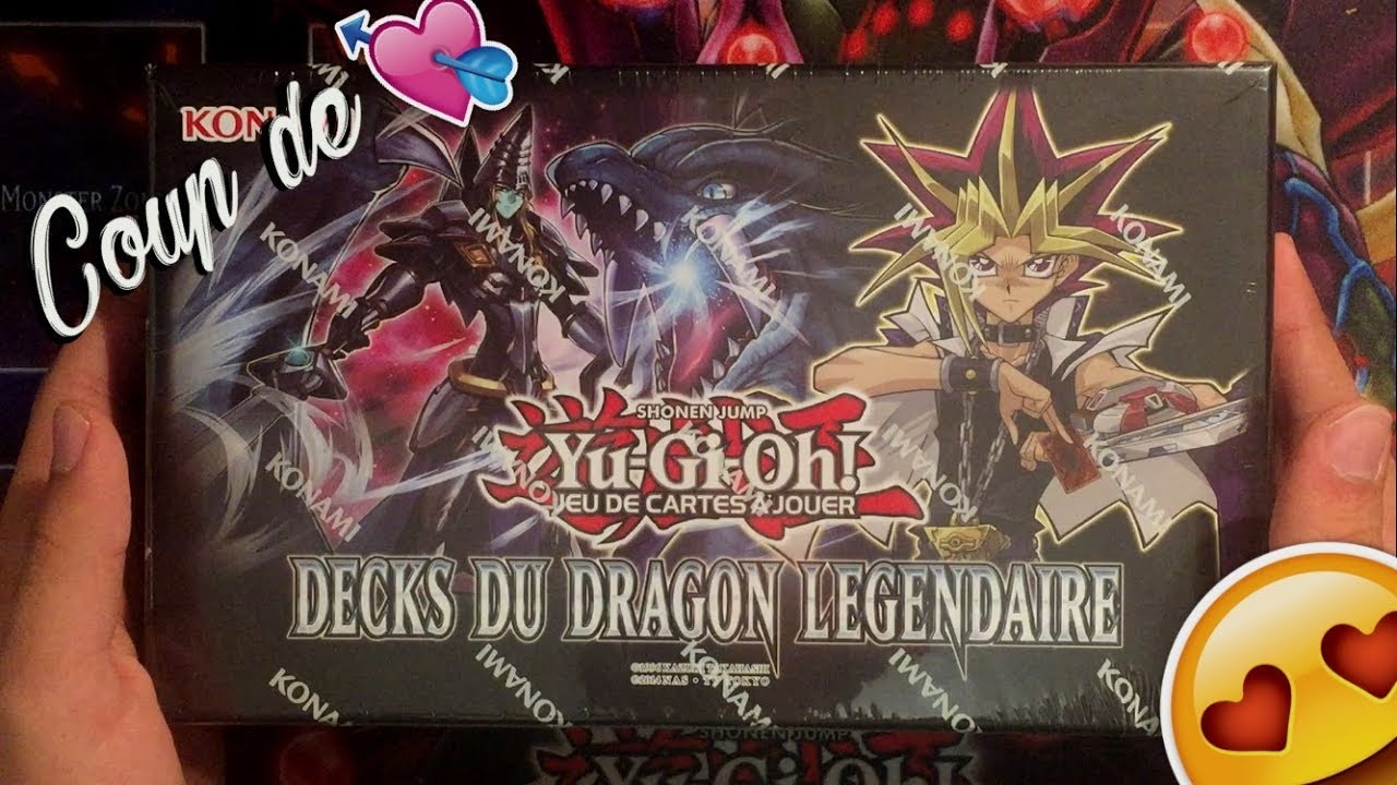 YuGiOh! Ouverture DECKS DU DRAGON LEGENDAIRE YouTube
