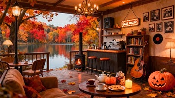 Coffee Shop Ambience ☕ for Study/Work/Relax with Smooth Jazz Relaxing Music Cozy Coffee Shop