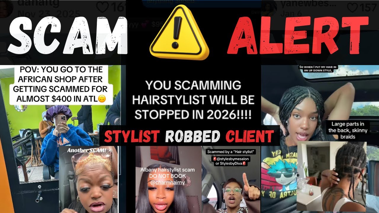 HAIR Stylist & Braid SCAMS EXPOSED | STYLIST REACTS | Which State Has WORST SCAMMERS?