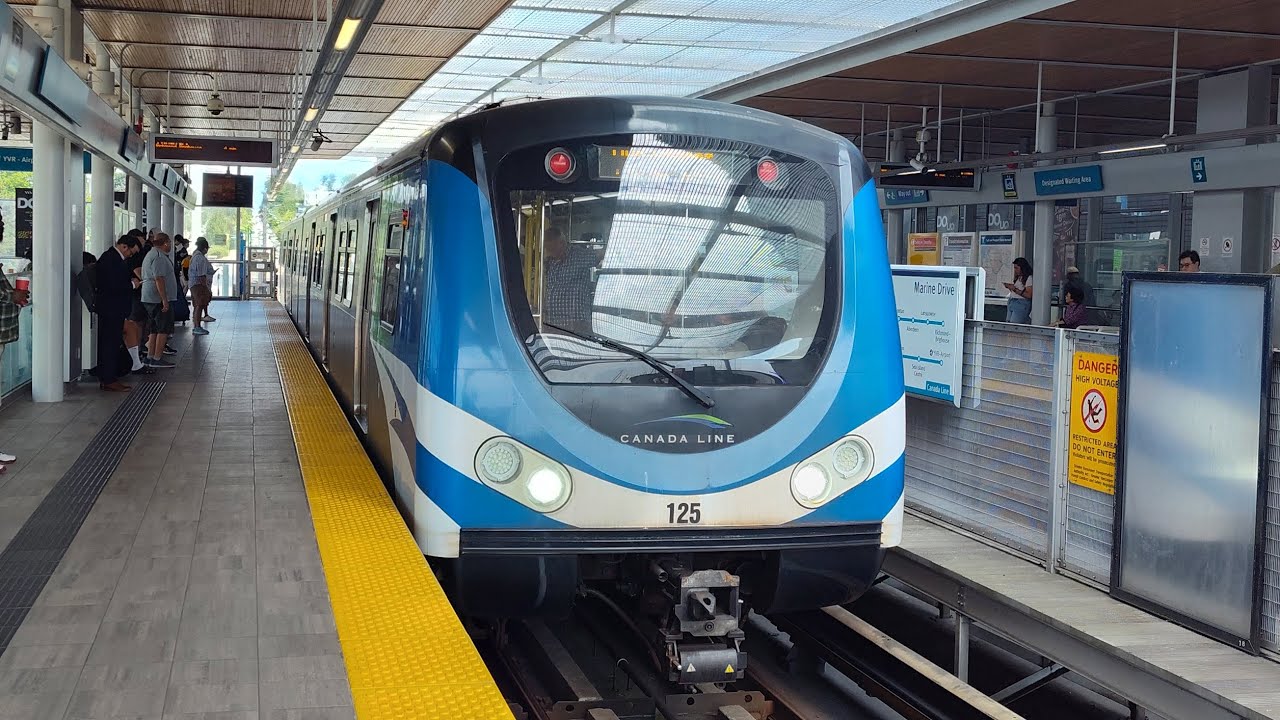 VANCOUVER SKYTRAIN: Marine Drive Station (full station tour) - "Marine Station"