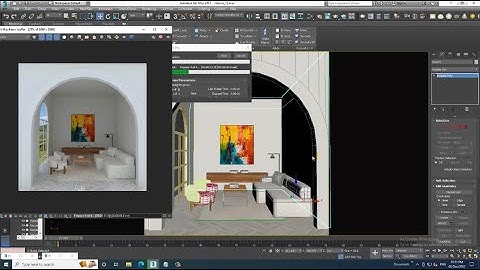 3DsMax Tutorials, Learn 3D Modeling  & Texturing an Interior from Scratch in 3dsmax ( Part 7)