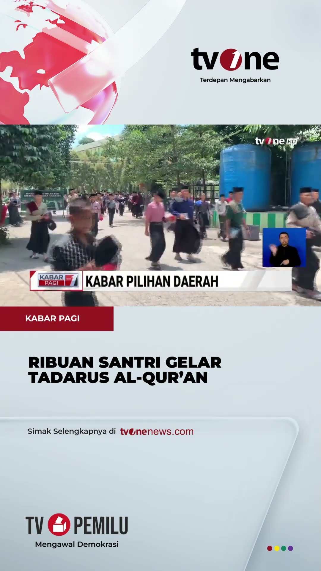 Mengisi Waktu Ramadhan, Ribuan Santri di Medan Tadarus | tvOne