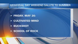 VB Memorial Day Salute to Summer lineup announced