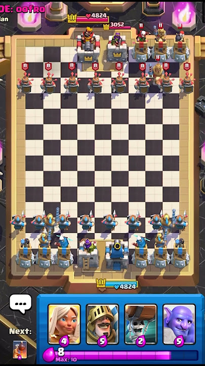 melhor deck para o desafio do xadrez #clashroyale #dicasdedeck #clashr
