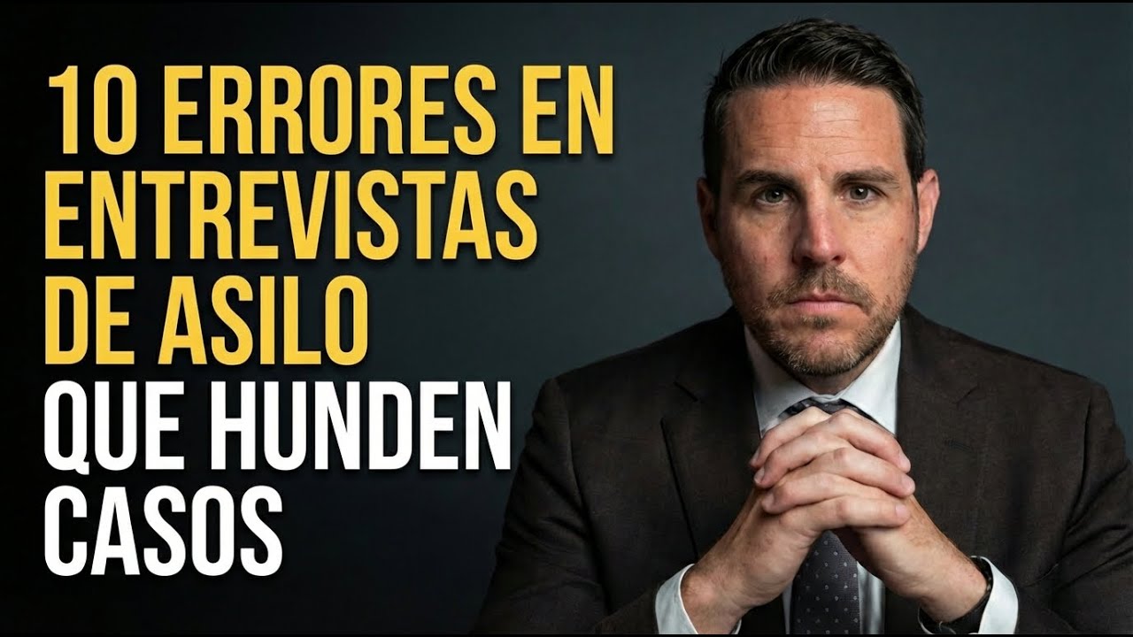 10 Errores En La Entrevista Que Pueden Arruinar Tu Caso De Asilo En 2026