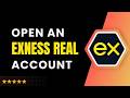 Exness Account Opening | How to Open a Real Exness Trading Account (Easy Guide for Beginners) [0056