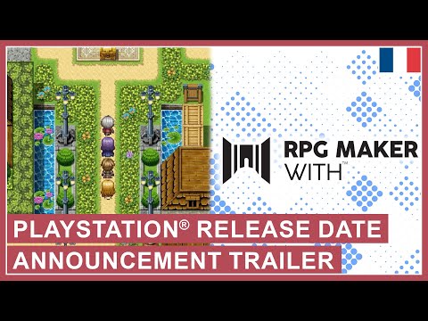 RPG MAKER WITH - PlayStation Release Date Announcement Trailer (PS4, PS5) [EU - French]