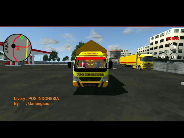 IDBS Indonesia Truck Simulator Livery Pos Indonesia class=