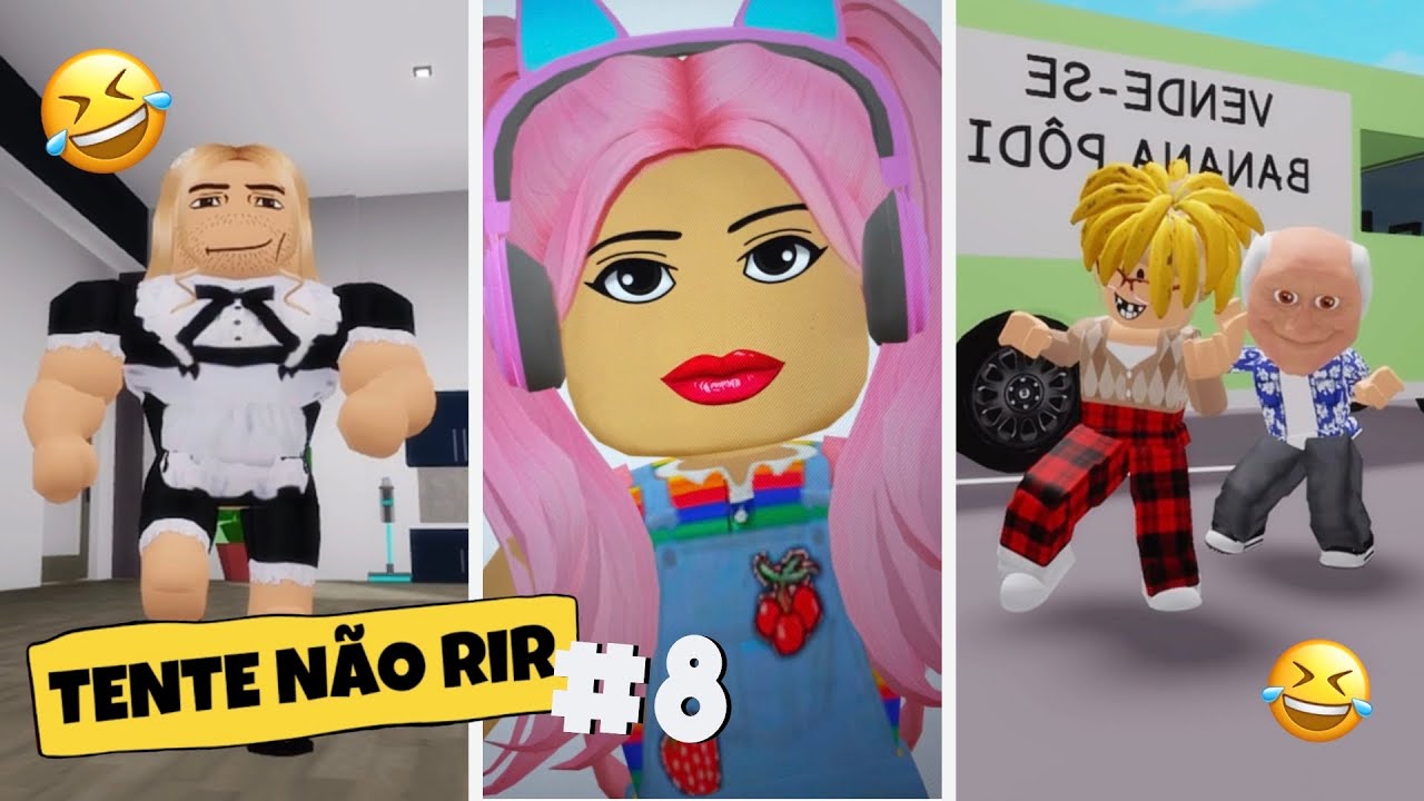 TENTE NÃO RIR!! ROBLOX VERSÃO MEMES BRASILEIROS! 