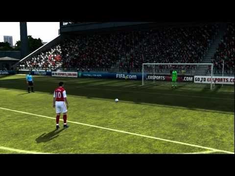 Arsenal Vs Wolves - Robin Van Persie Cheeky Penalty (FIFA 12 Remake HD)