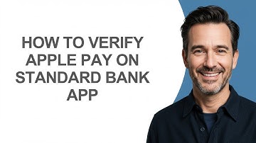 How to Verify Apple Pay on Standard Bank App - KevinHowTo