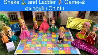 மண்வாசனை Episode 390 | Snake and Ladder Game-ல் ஏமாற்றிய Chintu | Classic Mini Food | Naughty Roja screenshot 3