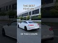 THE BEST FEATURE - Mercedes E Class Coupe