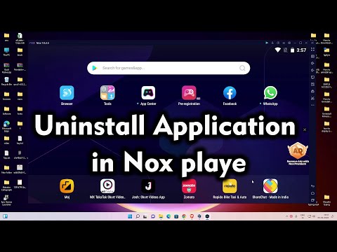 How to Uninstall App or Game on Nox player Android Emulator