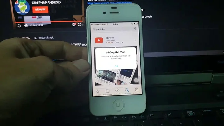 Sửa lỗi Youtube trên iPhone iPad iOS 9.3.5 9.3.6 10.3.6 12.5.4 12.5.5