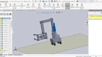 SolidWorks - Robotic Arm Motion