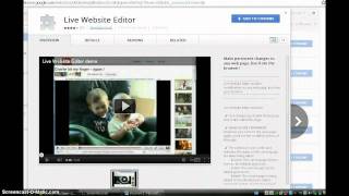 How to get live website editor