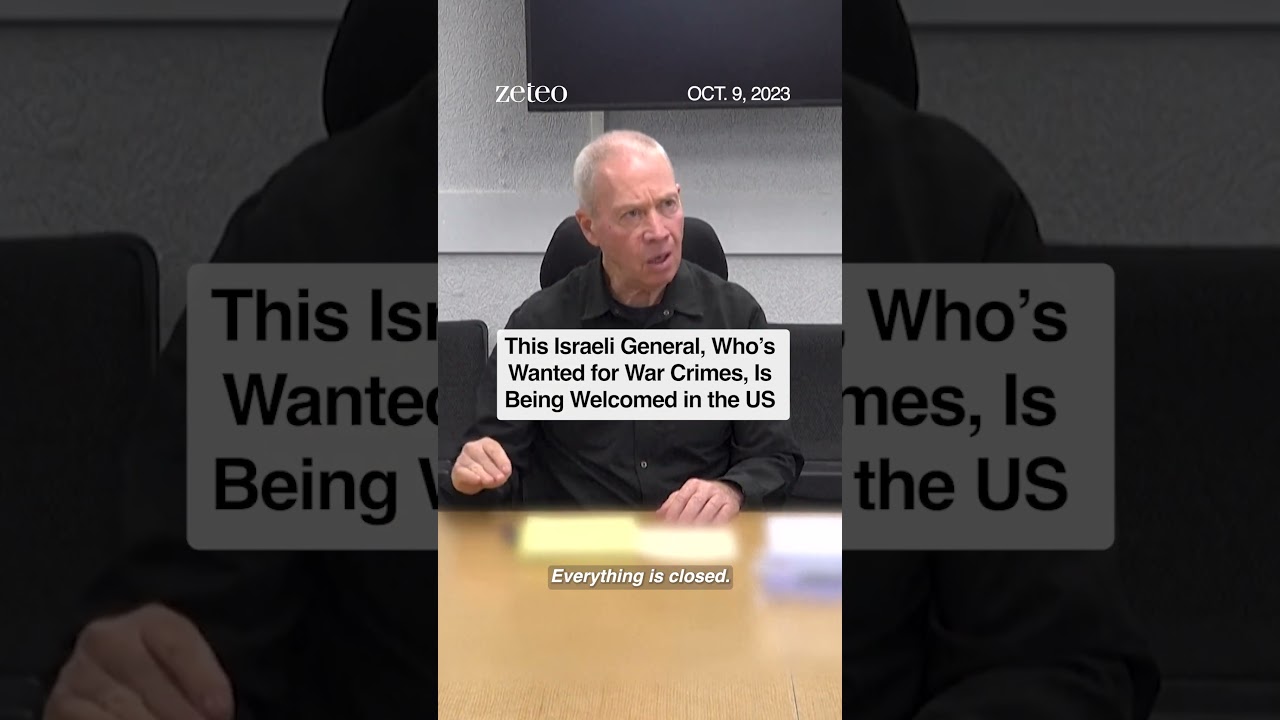 This Israeli Official, Who's Wanted for War Crimes, Is Welcomed to the US