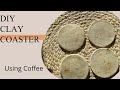 Clay Coasters| clay coasters diy | home-decor