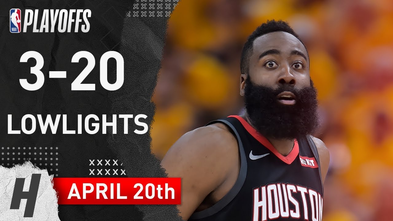 NBA Playoffs 2019: Rockets survive James Harden's historically bad shooting  night, go up 3-0 on Jazz 