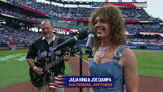 Unforgettable National Anthem by Julia King Citi Field Mets Game Pete Alonso HR Celebration