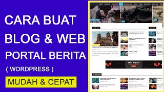 Cara Membuat Website Berita & Blog 2021 screenshot 5