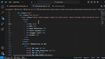 Laravel 10 - Part 9 Read atau menampilkan data dari database MySQL