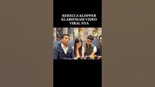 Pertama kali rebeca kopler tampil dan klarifikai #trending #rebecca #viral