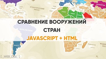Сайт "Сравнение вооружений стран". JavaScript Google Chart GEO