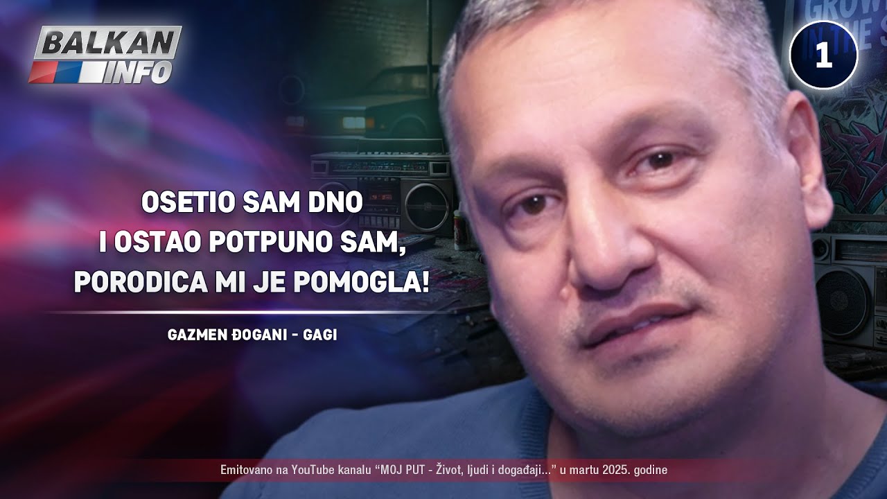 INTERVJU: Gagi Đogani – Osetio sam dno i ostao potpuno sam, porodica mi je pomogla! (6.4.2025)
