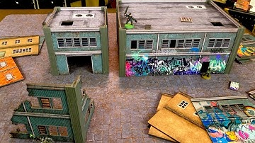 Modular Urban Terrain for Miniature Wargaming and Tabletop RPGs