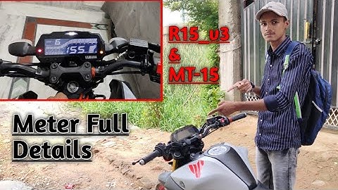 R15 v3 & Mt-15 Speedometer All Features | How To set Name on Screen
