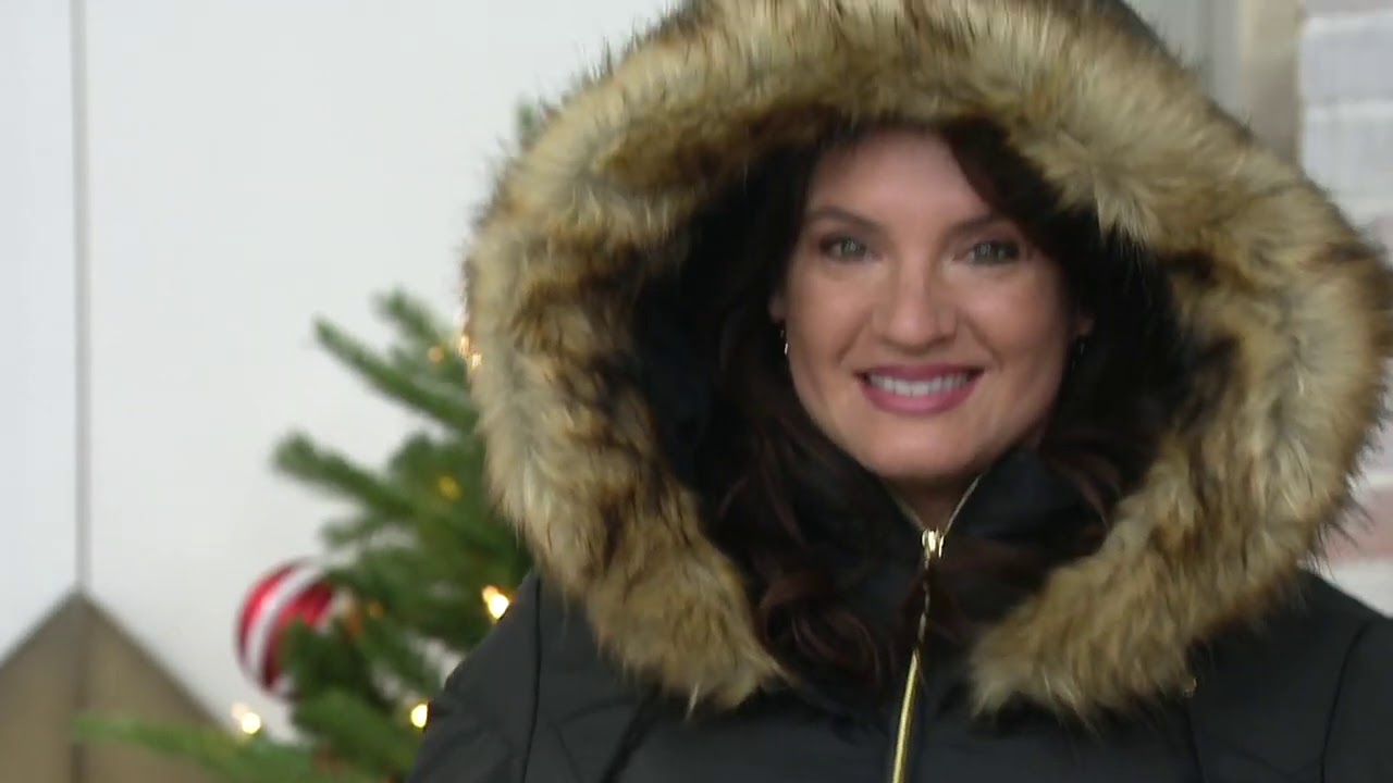 Quilted Puffer Jacket with Hood on QVC 