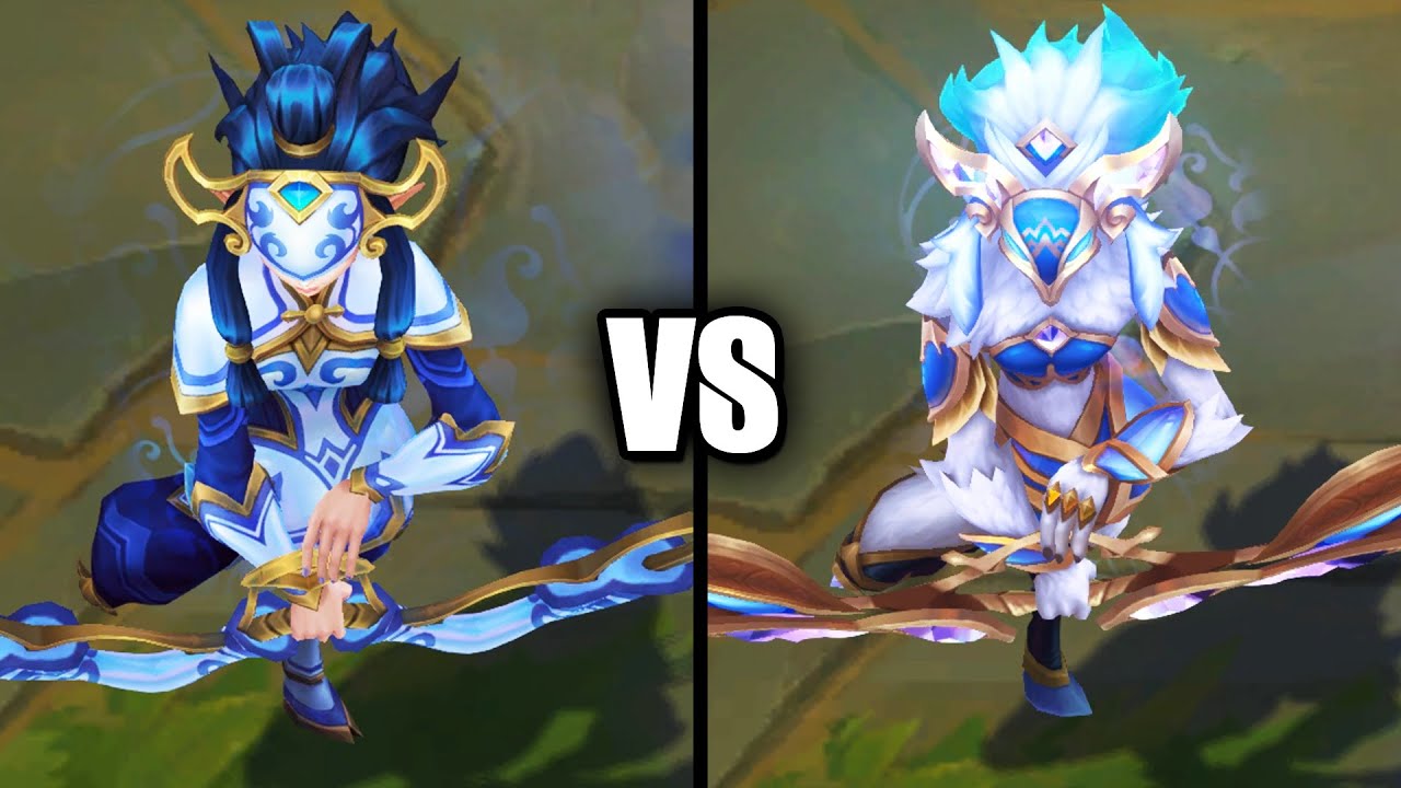 Porcelain Kindred vs Prestige Porcelain Kindred Skins Comparison