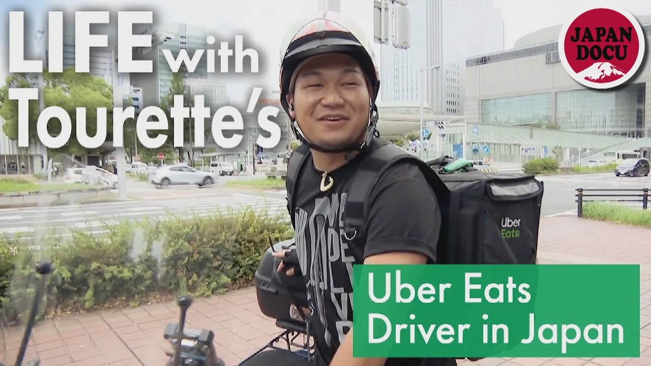 An Uber Eats Driver living with Tourette's in Japan【JAPAN DOCU】