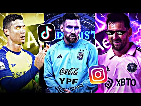 Best LIONEL MESSI & CRISTANO RONALDO Edits | Tik Tok & Reels (#01)