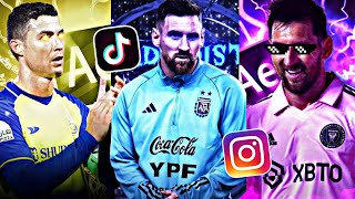 Best LIONEL MESSI & CRISTANO RONALDO Edits | Tik Tok & Reels (#01)