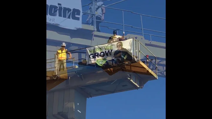 John Nickens Climbs the CHNOLA Crane