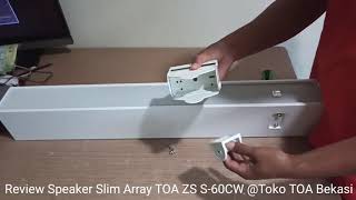 Review TOA Slim Array ZS S-60CW (Speaker khusus ruangan bergema) screenshot 4