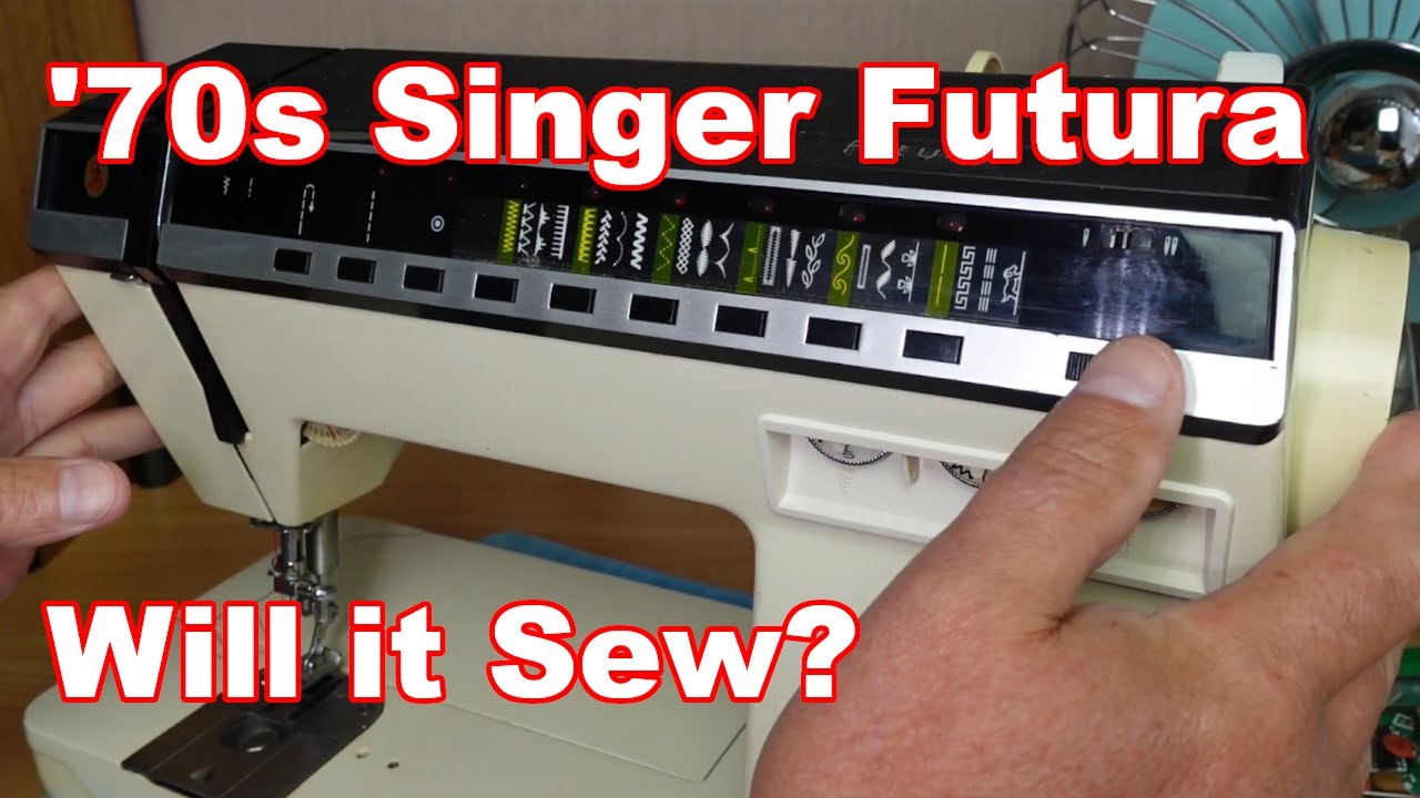 '70s Singer Futura 1000 Sewing Machine Part 2 Zig Zag Issue Fixed