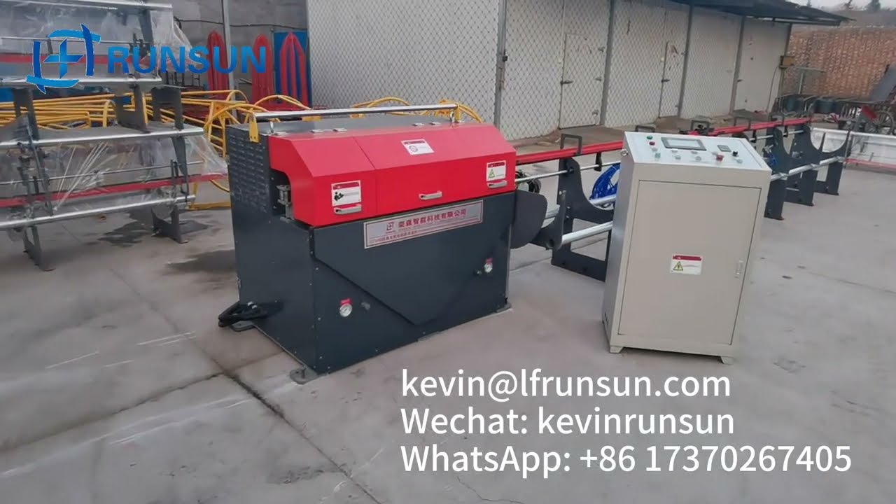 automatic wire straightening and cutting machine used for welding steel mesh and construction RUNSUN