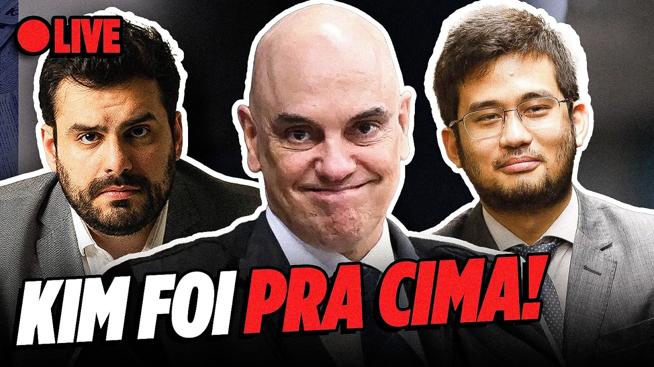 LIVE: KIM KATAGUIRI VAI PRA CIMA DE ALEXANDRE DE MORAES